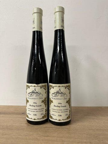 1998 Schlossgut Diel, Eiswein Riesling - Nahe - 2 Halve, Verzamelen, Nieuw