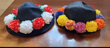 Hoofd ornament (2) - Harris,Botta - Fedora, Borsalino -