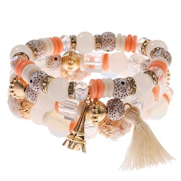 Fako Bijoux - Armband Set - Boho - Bohemian - Eiffeltoren -, Verzenden, Nieuw