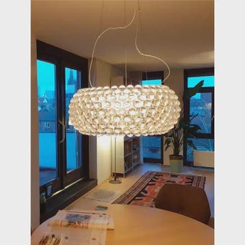 Foscarini Caboche Hanglamp - Luxe Acryl Bol Pendel voor Woon, Verzenden, Nieuw