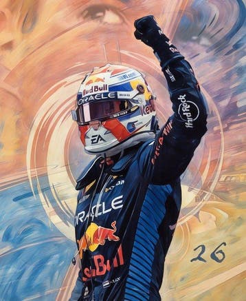 Artist Raffaele De Leo - Max Verstappen 2025 -/30 2025 - Max, Nieuw