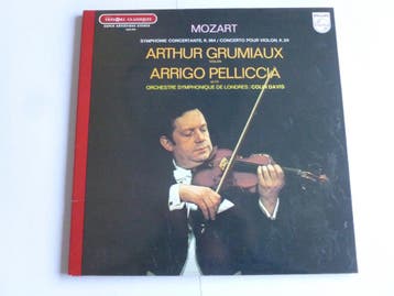 Mozart - Symphonie concertante / Arthur Grumiaux, Colin Davi, Ophalen of Verzenden, Zo goed als nieuw