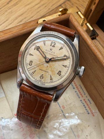Rolex - Oyster Precision Speeedking Tropical Dial - Zonder, Nieuw