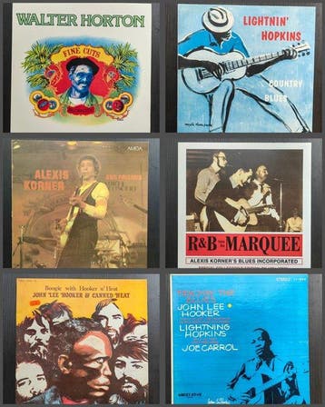 Walter Horton, John Lee Hooker, Lightnin’ Hopkins, Joe, Nieuw in verpakking