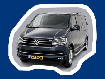 Volkswagen Transporter 2.0 TDI L2H1 DC Highline 204pk DSG Ad, Automaat, Stof, Gebruikt, Euro 6