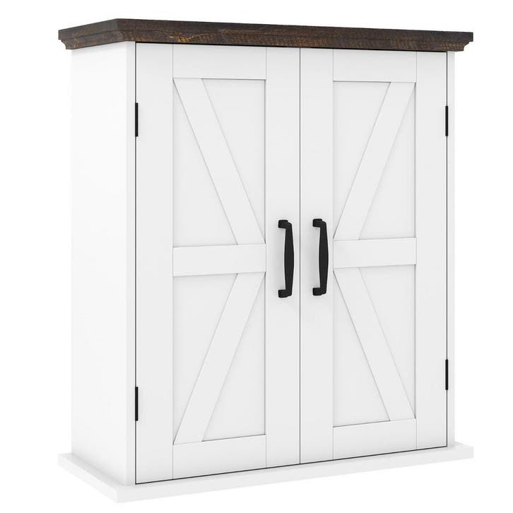 LIVSK Boerderijwandkast - Verstelbare Planken - Wandgemontee, Huis en Inrichting, Kasten | Buffetkasten, Nieuw, Verzenden