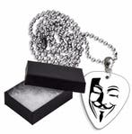 Anonymous masker plectrum ketting, Ophalen of Verzenden, Nieuw
