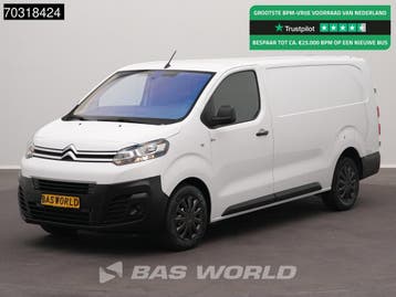 Citroën Jumpy 145pk L3H1 Navi Airco Cruise Velgen Euro6 L3 L, Stof, Gebruikt, Euro 6, Citroën