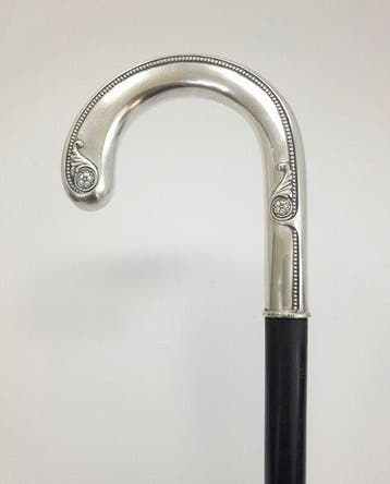 Gebrüder Kuttroff - Wandelstok - .800 zilver - Jugendstil -