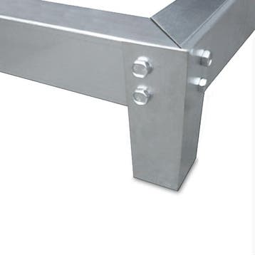 Gegalvaniseerde stalen fundering 190x122x12cm - voor aang..., Tuin en Terras, Kweekspullen, Verzenden, Nieuw