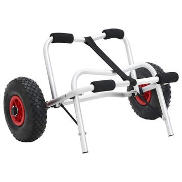 vidaXL Kajaktrolley inklapbaar 45 kg aluminium, Auto diversen, Aanhangwagen-onderdelen, Verzenden, Nieuw