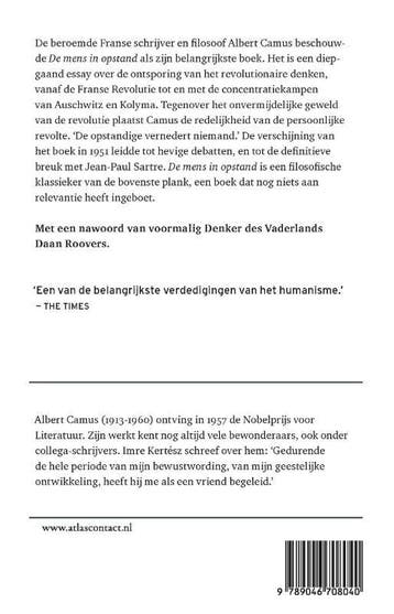 De mens in opstand / Olympus 9789046708040 Albert Camus, Verzenden, Zo goed als nieuw, Albert Camus