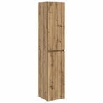 vidaXL Wand Gemonteerde Badkamerkast Artisanaal eiken, Verzenden, Nieuw