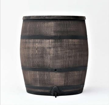 Houten regenton 350 liter Big Wineman, Nieuw