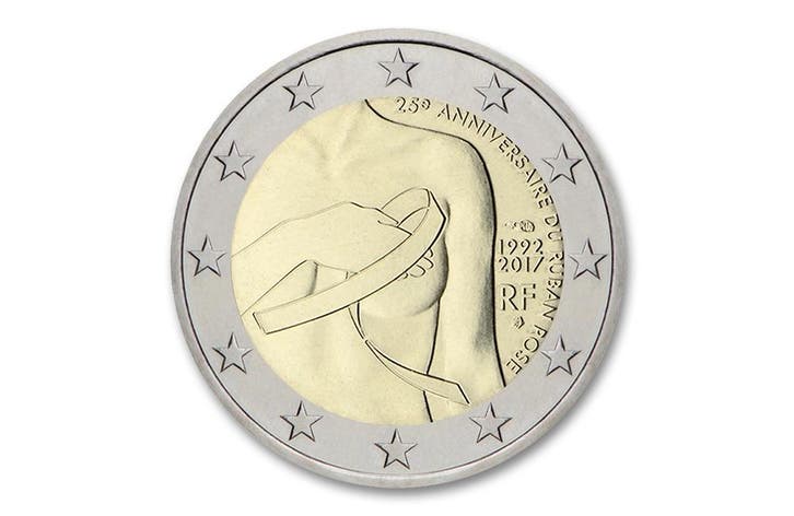 2 euro  Borstkanker onderzoek 2017 - Frankrijk, Postzegels en Munten, Munten | Europa | Euromunten, Verzenden