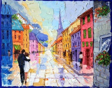 Lidia Tchoumakova (XXI) - Passeggiare in città