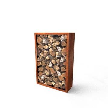 Geroba Egura C3  houtopslag 1000x385x1500mm - Cortenstaal, Verzenden, Nieuw