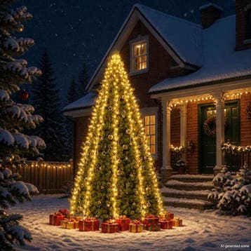 vidaXL Kerstboomverlichting met 400 LEDs net 400 cm, Verzenden, Nieuw, Kunststof