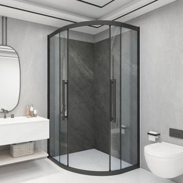 Wandpaneel Bladel set van 4 panelen 120x60 cm Grey Stone [ne, Verzenden, Nieuw