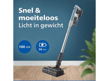 Philips Powerup 20Steelstofzuiger incl. kruimelzuiger, Witgoed en Apparatuur, Verzenden, Nieuw, Reservoir, Minder dan 1200 watt