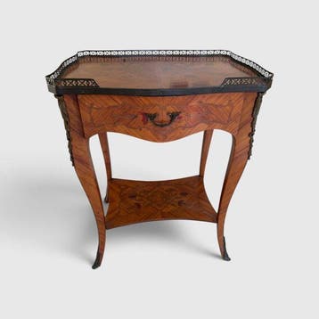 Tafel - Hout, Metaal - Salontisch - Louis XV-stijl