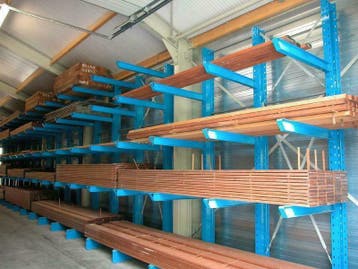 Draagarmstelling NIEUW 3,5 m hoog met 4 niveaus 1,2 m diep, Ophalen of Verzenden