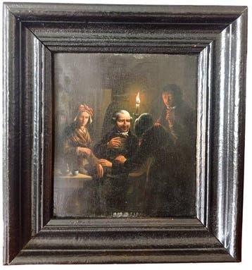 Petrus van Schendel (1806-1870), Kring van - Scena przy