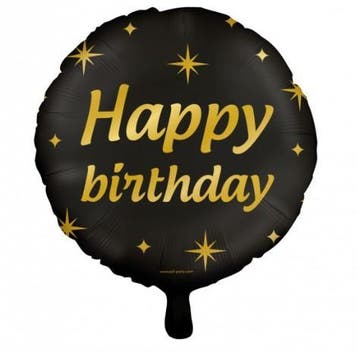 Classy party foil balloon Happy Birthday, Verzenden, Nieuw, Versiering, Verjaardag