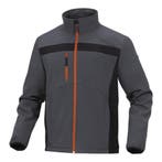 Werkvest Deltaplus Lulea 2 Softshell Grijs Oranje - Maat 3XL, Tuin en Terras, Verzenden, Nieuw