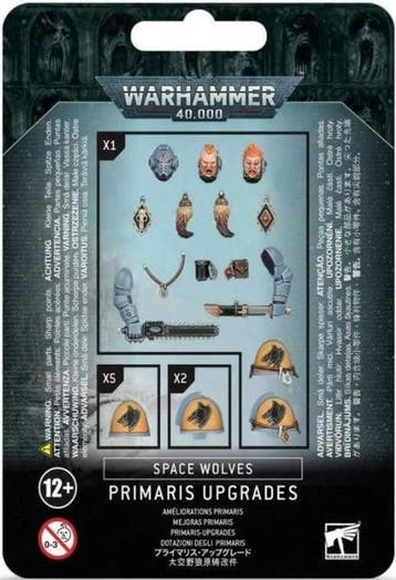 Warhammer 40.000 Space Wolves Primaris Upgrades (Warhammer, Ophalen of Verzenden, Nieuw
