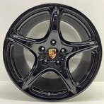 Porsche 997 2/4  19inch Classic Uni zwart met banden (8mm), Auto-onderdelen, Banden en Velgen, Gebruikt, Banden en Velgen, 305 mm