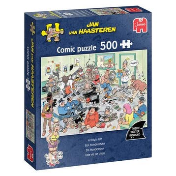 Een hondenleven - Jan van Haasteren (500), Ophalen of Verzenden, Nieuw