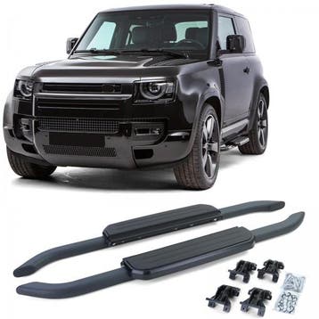 Treeplanken Land Rover Defender L663 90 Zwart, Ophalen of Verzenden, Nieuw