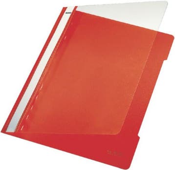 Rode snelhechter Leitz 4191 A4 PVC, Verzenden, Nieuw in verpakking