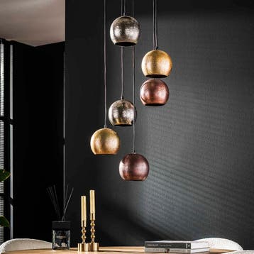 *WOONWINKEL* Trapse Hanglamp Metalen Bollen, Verzenden, Nieuw