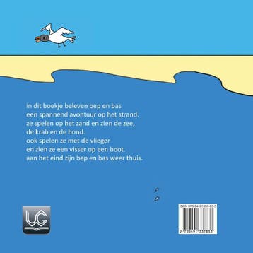 Bep en Bas gaan naar het strand / Bep en Bas / 5, Verzenden, Zo goed als nieuw, Eric van Gils