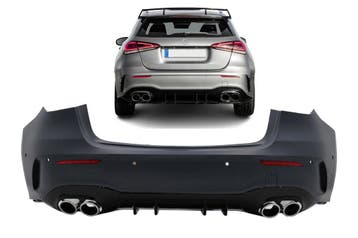 Achterbumper | geschikt voor Mercedes-Benz | A-klasse 18- 5d, Verzenden, Nieuw, Mercedes-Benz