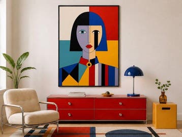 Marcel Mendez - Fragmented Face #81 -XL- ( No reserve )