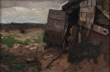 Willem Hendrik van der Nat (1864–1929) - Schuur met