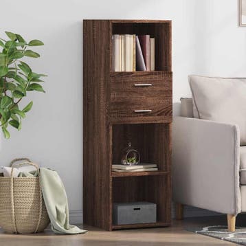 vidaXL buffetkast 40x42,5x124 cm bewerkt hout bruin, Huis en Inrichting, Kasten | Buffetkasten, Minder dan 50 cm, Verzenden, 100 tot 150 cm