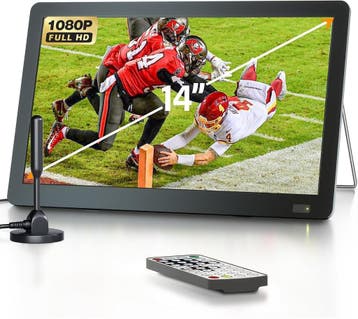 Camping TV 14-inch DVB-T2 | Tweedekansje | OP=OP, Overige merken, 50 Hz, Ophalen of Verzenden, Minder dan 40 cm