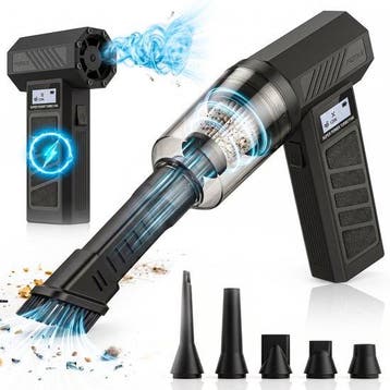 2dekans | Kruimeldief Snoerloos met Air Duster 130.000 RPM -, Ophalen of Verzenden, Zo goed als nieuw