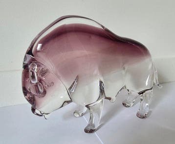 Figuursnijwerk, Sculpture murano - 16 cm - Kristal