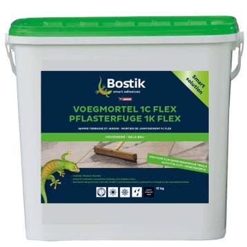 Bostik Bostik voegmortel 1c flex 15 kg, grijs, emmer, Verzenden, Nieuw