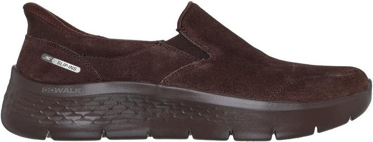 Skechers - maat 39 - Go Walk Flex Dames Instappers - Bruin, Kleding | Dames, Schoenen, Verzenden