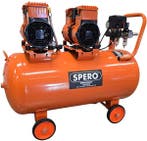 100Ltr - 2960W Low Noise Compressor 500 Ltr/min - HIGH SPEED, Nieuw, Ophalen of Verzenden, 200 tot 400 liter/min, 6 tot 10 bar