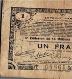 1 Franc France Komitat 59 – Nord-pas-de-calais – Garanti, Postzegels en Munten, Munten | Nederland, Verzenden