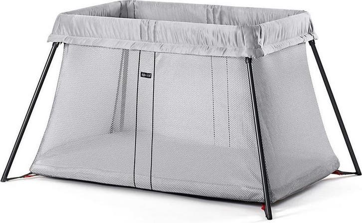 BABYBJÖRN Reisbedje Light - Zilver, Kinderen en Baby's, Kinderkamer | Bedden, Verzenden