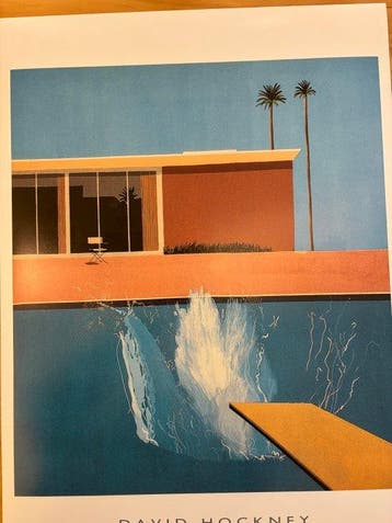 David Hockney (after) - A Bigger Splash, 1967, Nieuw