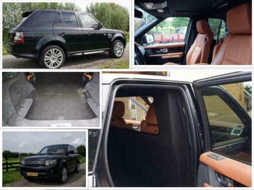 Range Rover Spo L320 Commercial grijs kenteken ombouw